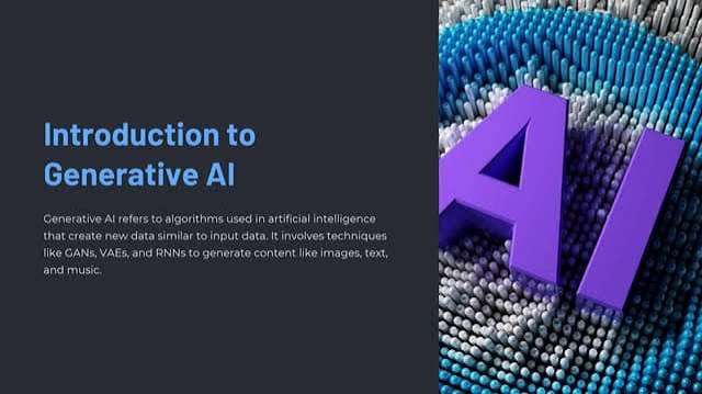 Introduction to Generative AI